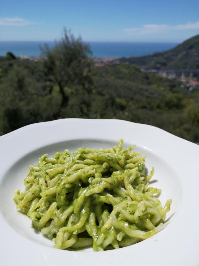 La Vivagna - Casa Vista Mare Tra Gli Ulivi Villa Leivi Dış mekan fotoğraf